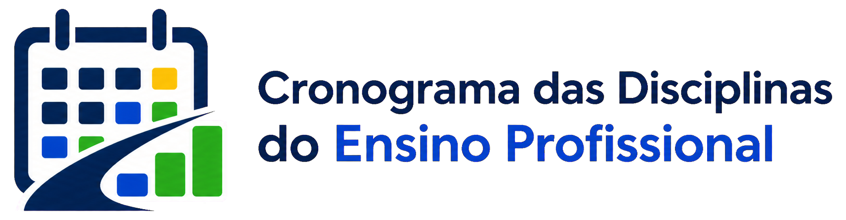 Cronograma das disciplinas do ensino profissional